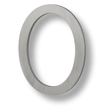 Sure-Loc Hardware Sure-Loc Hardware Floating House Number, 6, No. 0, Brushed Aluminum HNF6-0 BA